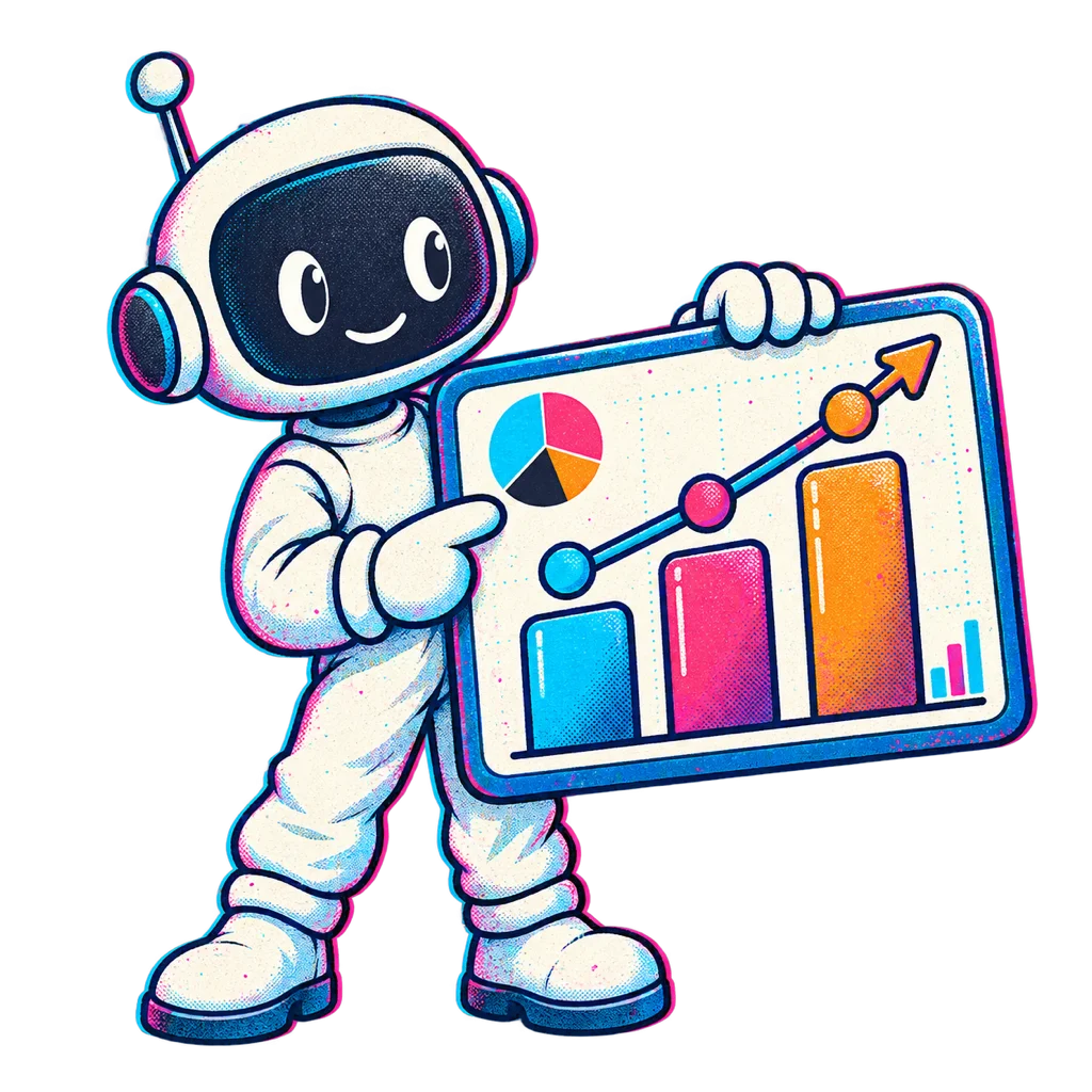 A QQuantum maker presents an abstract data chart.