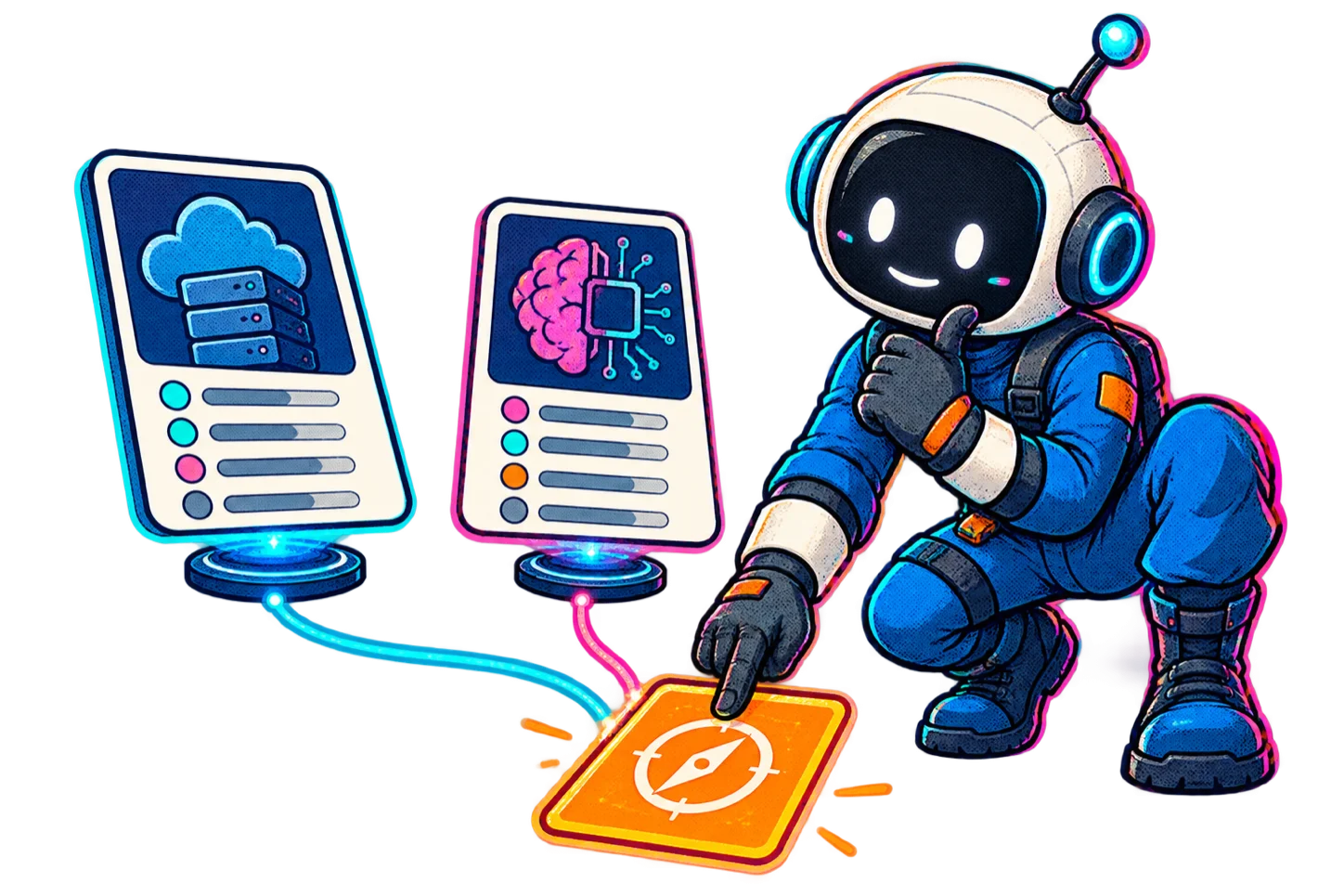 Maker comparing AI build trade-offs