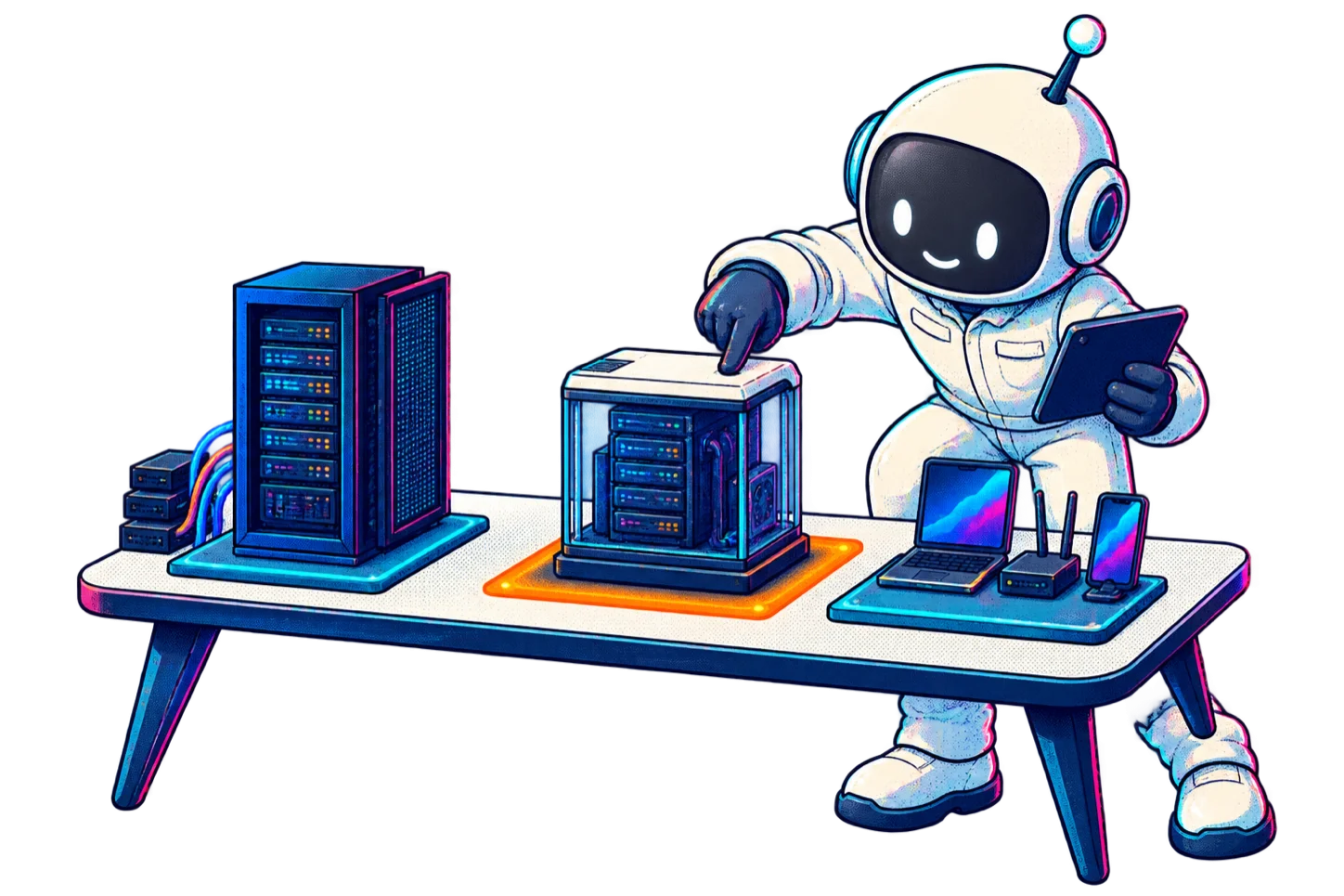 Maker comparing practical AI deployment options
