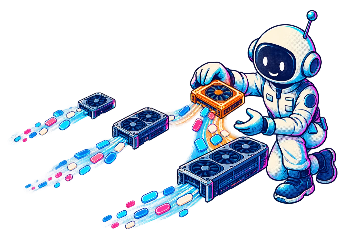 Maker selecting appropriately sized AI compute