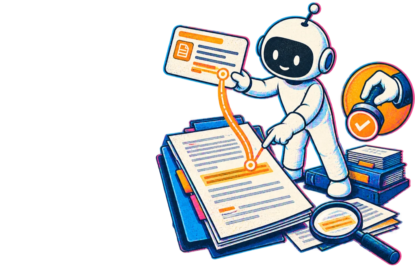 Maker connecting a legal finding to its source evidence