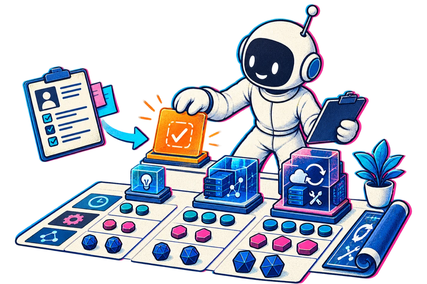 Maker transparently scoping an AI project by effort and complexity