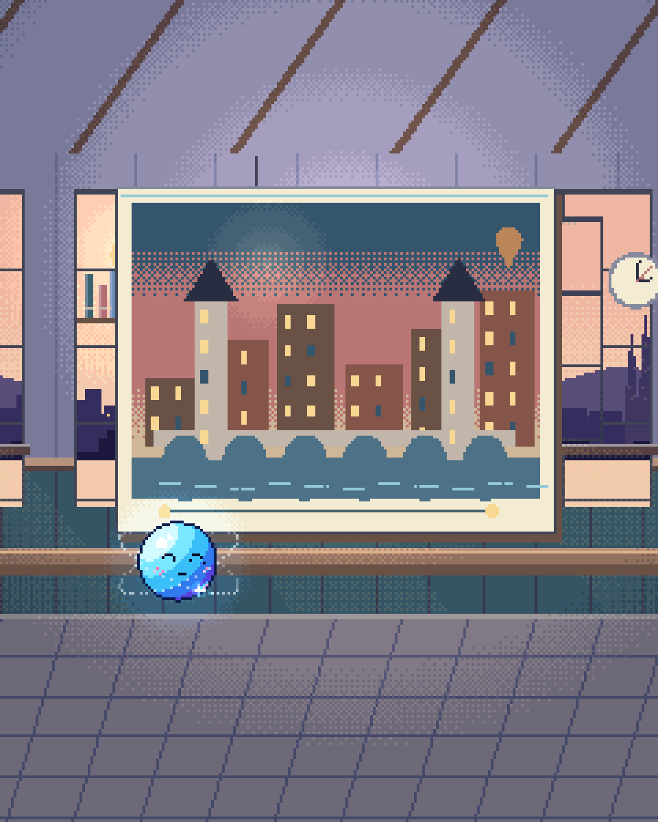 Pixel illustration for Manchester AI Development: a destination postcard for Manchester, with an illustrative city silhouette and a travel route.