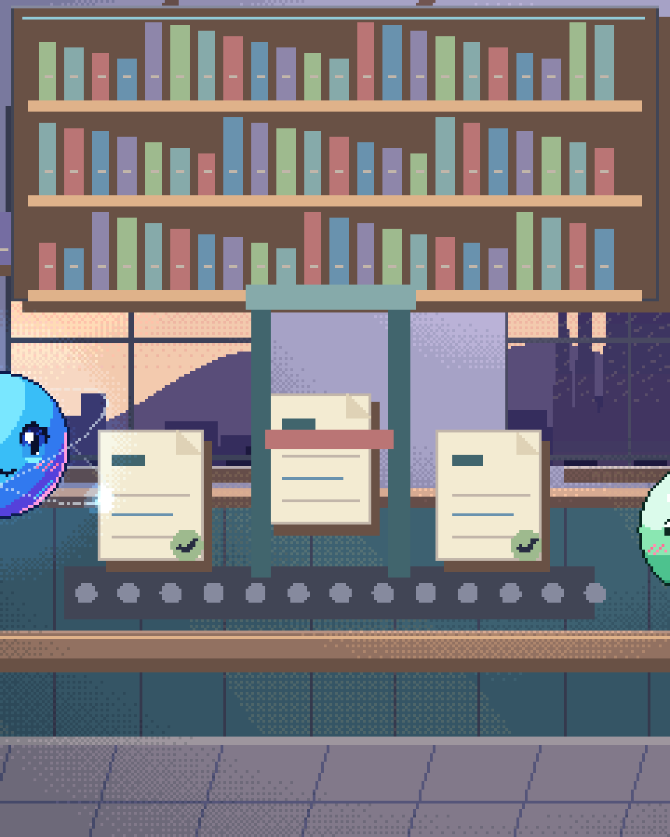 Pixel illustration for Prompt Injection Explained: a guarded boundary holding an untrusted document outside a protected tool.