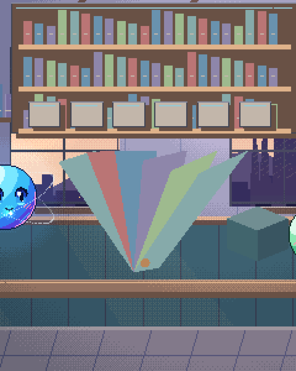 Pixel illustration for Brand Production at Scale: a fan of colour swatches beside a repeatable pattern.
