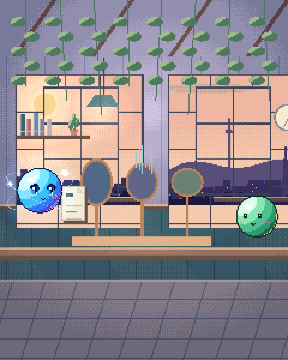 Pixel illustration for Crop & Drone Vision: sound, image and document samples converging at a glass lens.