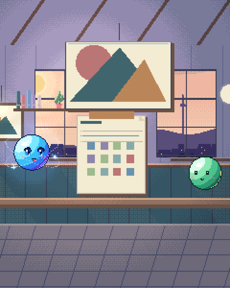 Pixel illustration for Agenda & Speaker Operations: an appointment calendar beside a telephone and access cards.