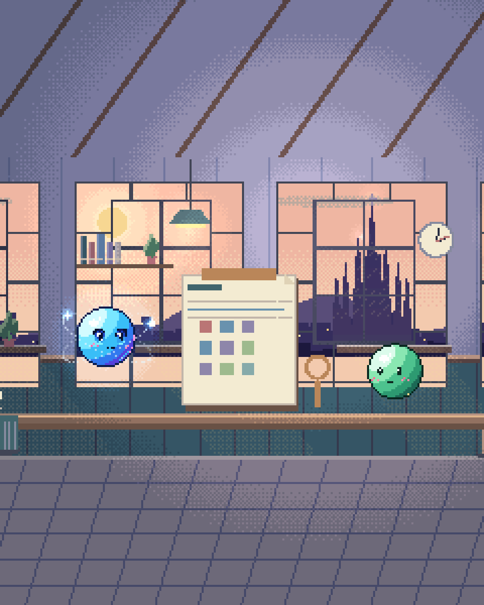 Pixel illustration for Events & Conferences: a welcome kit, access key and onboarding checklist.