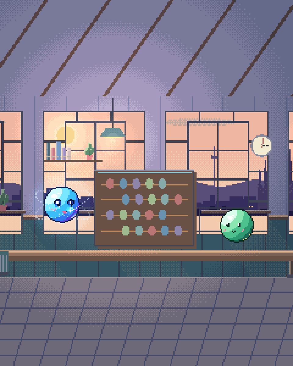 Pixel illustration for Restaurants & Food Service: an abacus beside a ledger and a measured work sample.