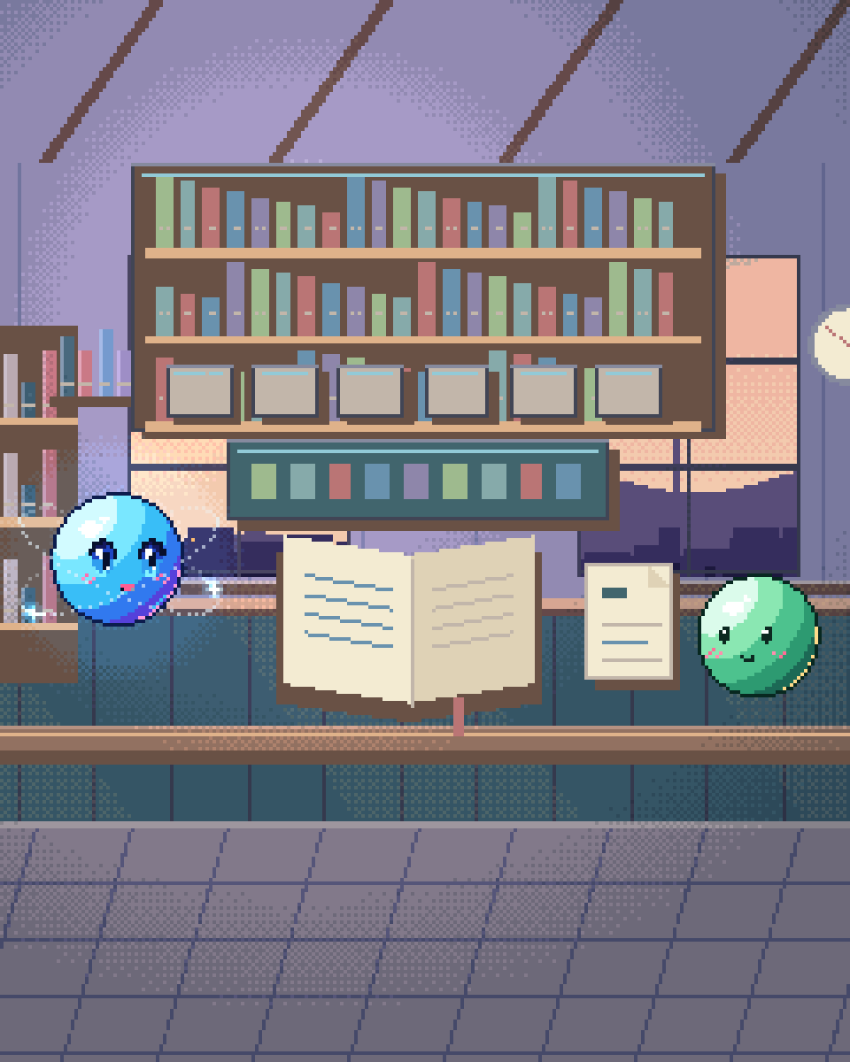 Pixel illustration for Glossary-Aware Translation: document strips fitted into a bounded context frame.